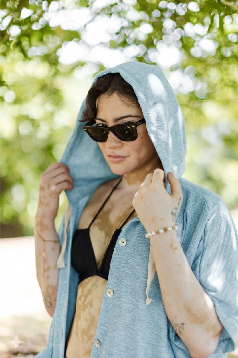 Poncho Cocles Celeste